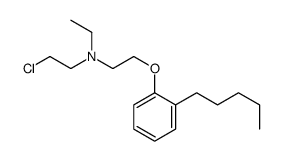 N-(2-chloroethyl)-N-ethyl-2-(2-pentylphenoxy)ethanamine Structure