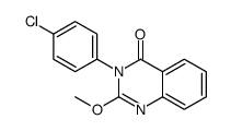 3-(4-chlorophenyl)-2-methoxyquinazolin-4-one结构式