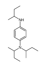 N,N,N'-tris(1-methylpropyl)benzene-1,4-diamine结构式