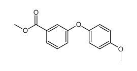 methyl 3-(4-methoxyphenoxy)benzoate结构式