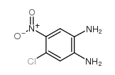 4-CHLORO-5-NITRO-O-PHENYLENEDIAMINE structure