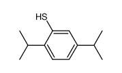 2,5-diisopropylthiophenol结构式