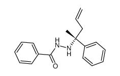 (R)-benzoic acid N'-(1-methyl-1-phenylbut-3-enyl)hydrazide Structure