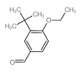 3-(叔丁基)-4-乙氧基苯甲醛结构式