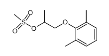 1-(2,6-Dimethylphenoxy)-2-methansulfonyloxy-propan结构式