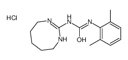 1-(2,6-dimethylphenyl)-3-(1,4,5,6,7,8-hexahydro-1,3-diazocin-2-yl)urea,hydrochloride结构式