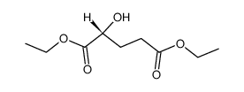 (R)-(+)-α-Hydroxyglutarsaeurediethylester Structure