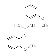 N,N-bis(2-methoxyphenyl)ethanimidamide Structure
