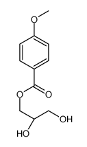 [(2R)-2,3-dihydroxypropyl] 4-methoxybenzoate结构式