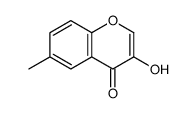 3-hydroxy-6-methylchromen-4-one结构式