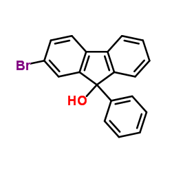 2-Bromo-9-phenyl-9H-fluoren-9-ol structure