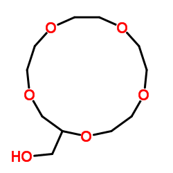 2-(Hydroxymethyl)-15-crown-5 Structure