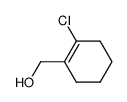 (2-chloro-1-cyclohexen-1-yl)methanol结构式