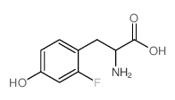 2-氨基-3-(2-氟-4-羟基苯基)丙酸结构式