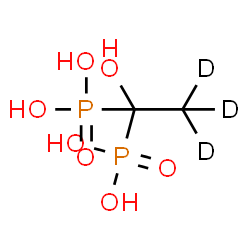 Etidronic Acid-d3 Sodium Salt Structure