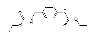 4-(N-ethoxycarbonylaminomethyl)-N-ethoxycarbonylaniline结构式