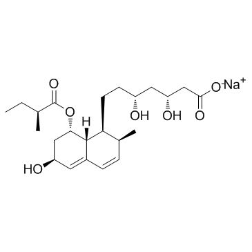 Pravastatin (sodium) structure