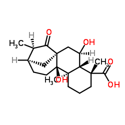 等效-6,9-二羟基-15-氧代-16-贝壳杉烯-19-酸结构式