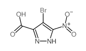 4-BROMO-5-NITRO-1H-PYRAZOLE-3-CARBOXYLIC ACID structure