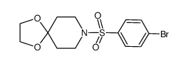 8-((4-溴苯基)磺酰)-1,4-二氧杂-8-氮杂螺[4.5]癸烷结构式
