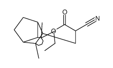ethyl alpha-cyanodecahydro-4,8,8-trimethyl-1,4-methanoazulene-9-propionate Structure