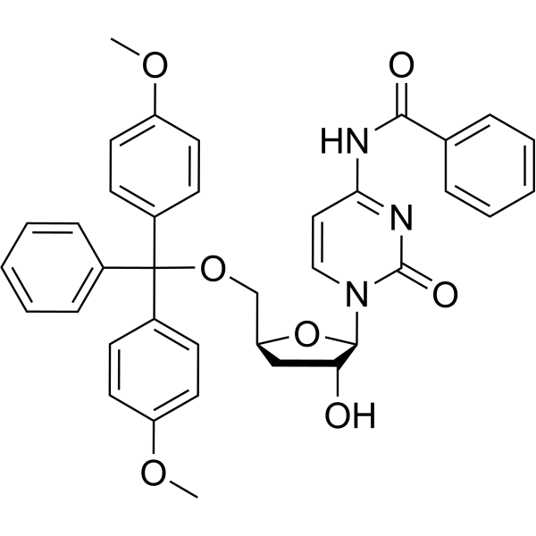 N4-苯甲酰基-3'-脱氧-5'-O-DMT-胞苷图片