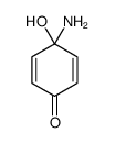 4-amino-4-hydroxycyclohexa-2,5-dien-1-one结构式