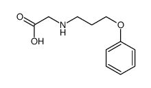 2-(3-phenoxypropylamino)acetic acid结构式