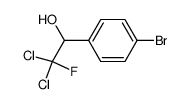 2,2-dichloro-2-fluoro-1-(4-bromophenyl)ethanol Structure
