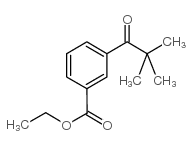 3'-CARBOETHOXY-2,2-DIMETHYLPROPIOPHENONE结构式