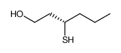 (+)-(S)-3-mercaptohexan-1-ol Structure