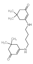 3-[4-[(5,5-dimethyl-3-oxo-1-cyclohexenyl)amino]butylamino]-5,5-dimethyl-cyclohex-2-en-1-one Structure