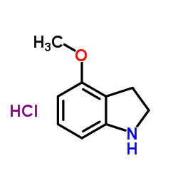 4-Methoxyindoline hydrochloride (1:1) structure