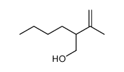 2-butyl-3-methyl-3-buten-1-ol Structure