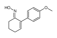 N-[2-(4-methoxyphenyl)cyclohex-2-en-1-ylidene]hydroxylamine Structure