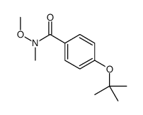 4-tert-Butoxy-N-methoxy-N-methylbenzamide Structure