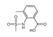 3-Methyl-2-(methylsulfonamido)benzoic acid Structure