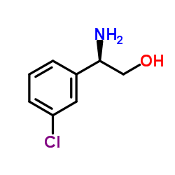 (R)-2-氨基-2-(3-氯苯基)乙醇结构式