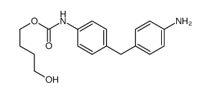 4-hydroxybutyl N-[4-[(4-aminophenyl)methyl]phenyl]carbamate Structure