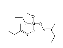 butan-2-one O,O'-(diethoxysilanediyl)dioxime结构式