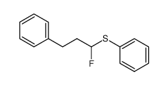 (1-fluoro-3-phenylpropyl)(phenyl)sulfane结构式