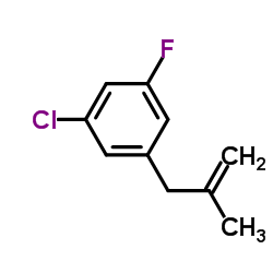 1-Chloro-3-fluoro-5-(2-methyl-2-propen-1-yl)benzene Structure
