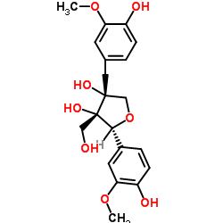 左旋马尾松树脂醇结构式