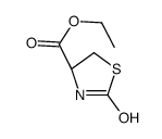 ethyl (4R)-2-oxo-1,3-thiazolidine-4-carboxylate结构式