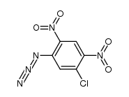 1-azido-5-chloro-2,4-dinitro-benzene结构式