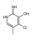 2-amino-4-chloro-5-methylpyridin-3-ol Structure