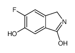 1H-Isoindol-1-one,5-fluoro-2,3-dihydro-6-hydroxy- Structure