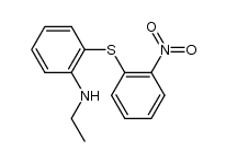 N-ethyl-2-(2-nitro-phenylsulfanyl)-aniline结构式