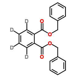 邻苯二甲酸二苄酯-3,4,5,6-d4结构式