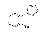 3-Bromo-4-(1H-pyrrol-1-yl)pyridine Structure
